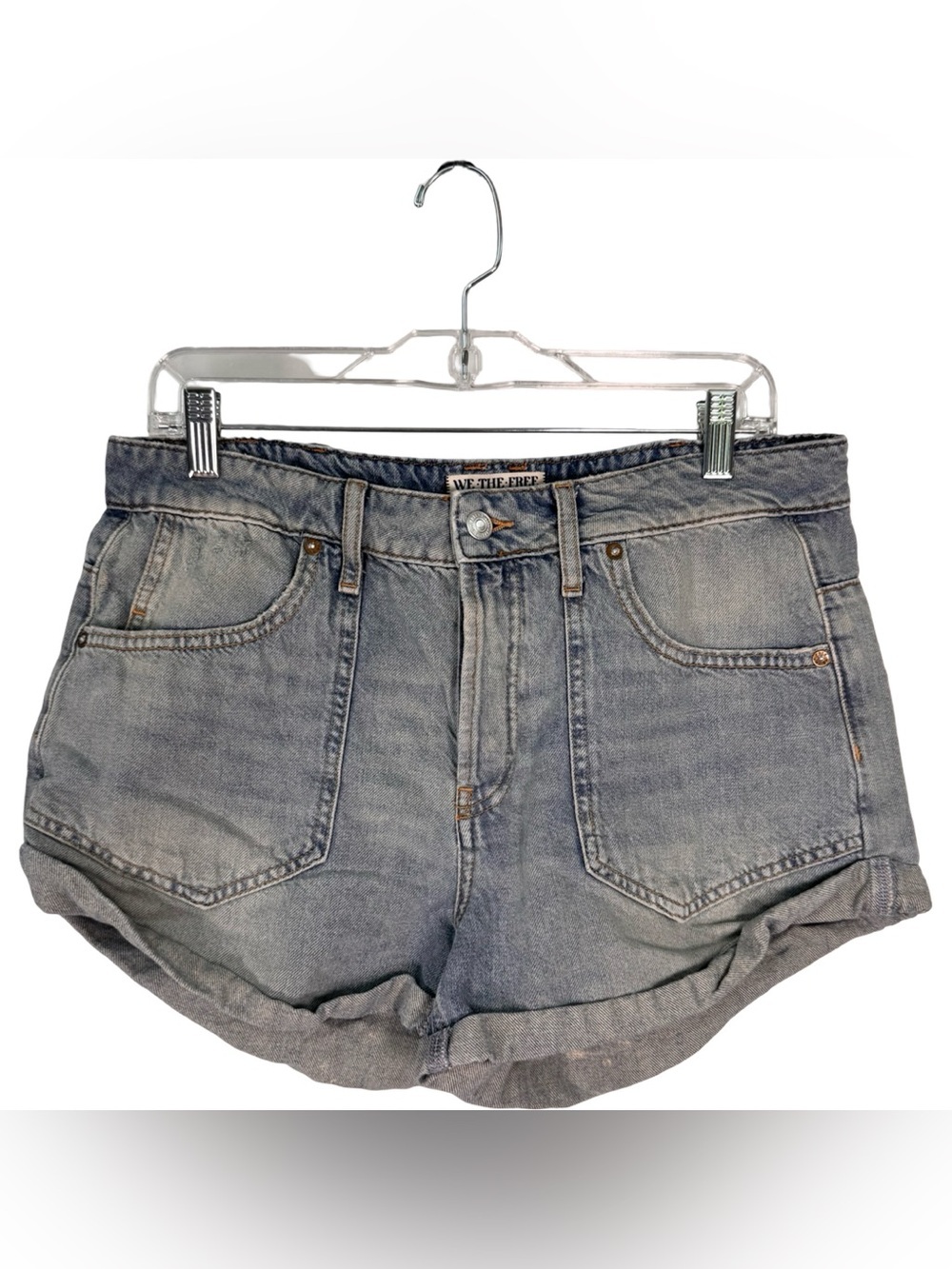 Free People We The Free Denim Shorts | Size 30 | Button Fly
